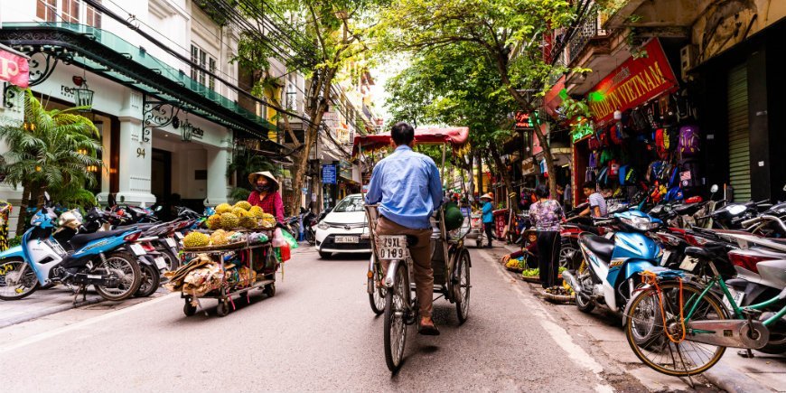 Sykkel i vietnam