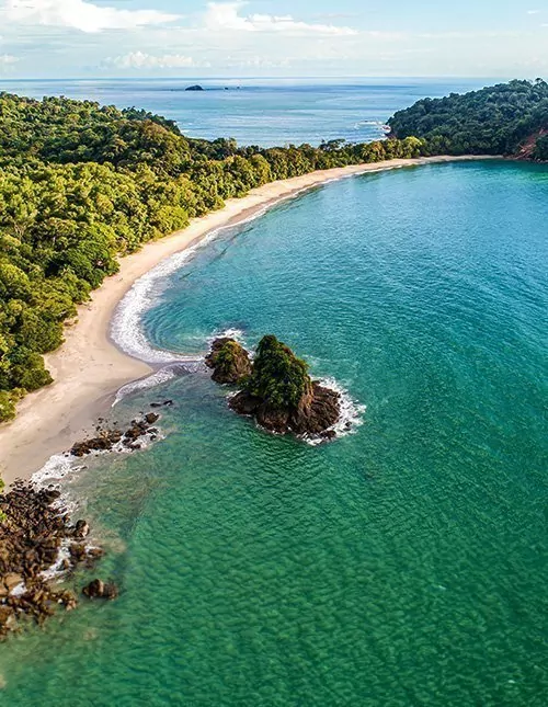 Costa Ricas høydepunkter med badeferie i Manuel Antonio