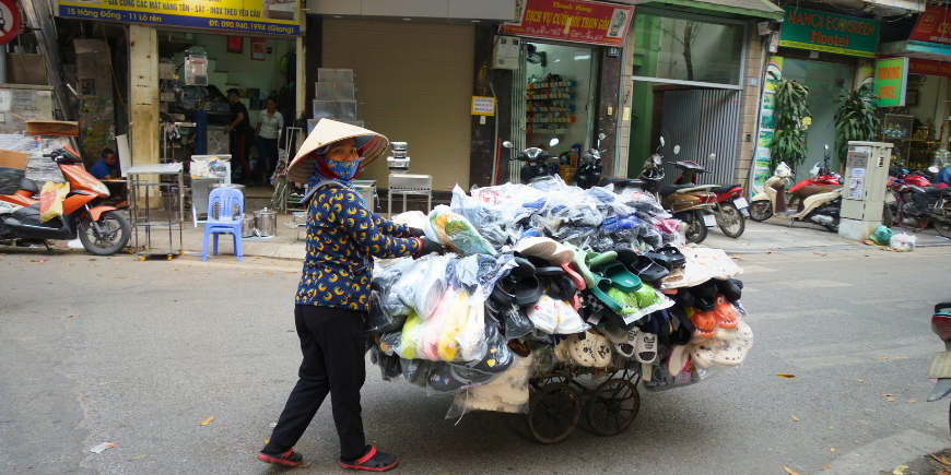 Sykkelforhandler i Hanoi