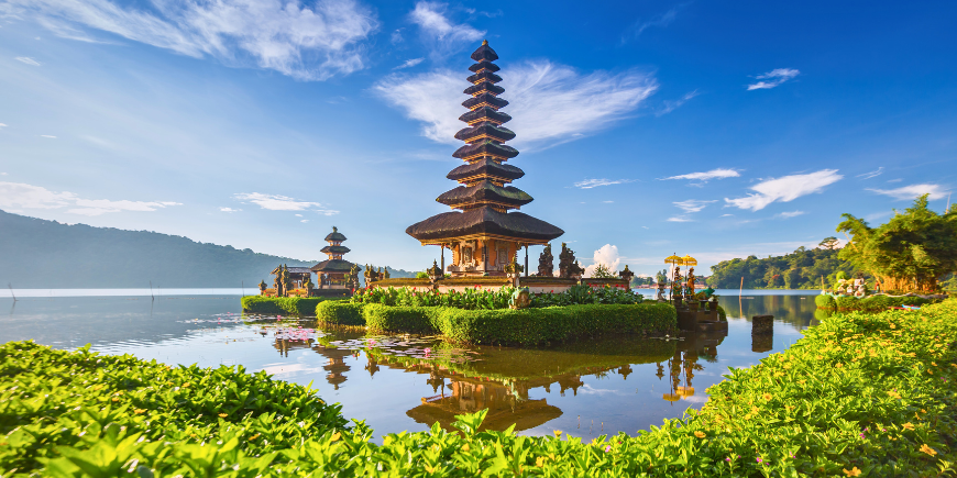 Ulun Danu Bratan-tempelet, øya Bali