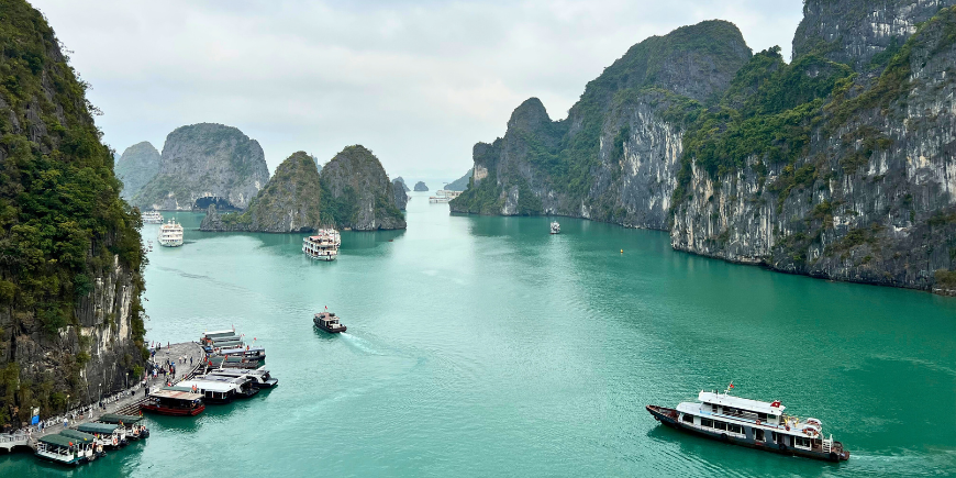 Utsiktspunkt over Ha Long-bukten