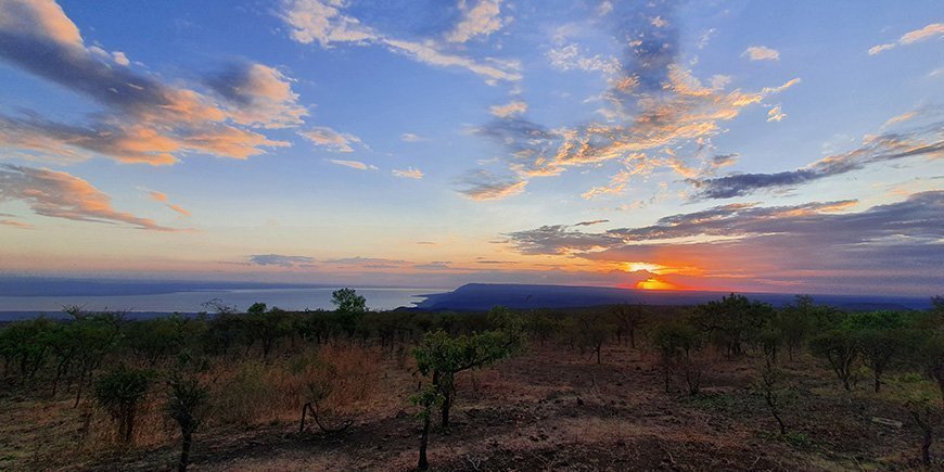 Utsikt fra Ngorongoro Wild Camp