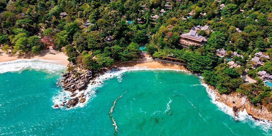 Thong Nai Pan-stranden på Koh Phangan