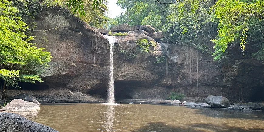Vannfall i Khao Yai nasjonalpark