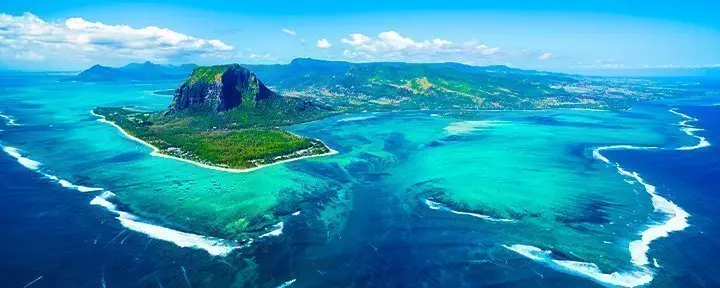 Oversiktsbilde fra Mauritius