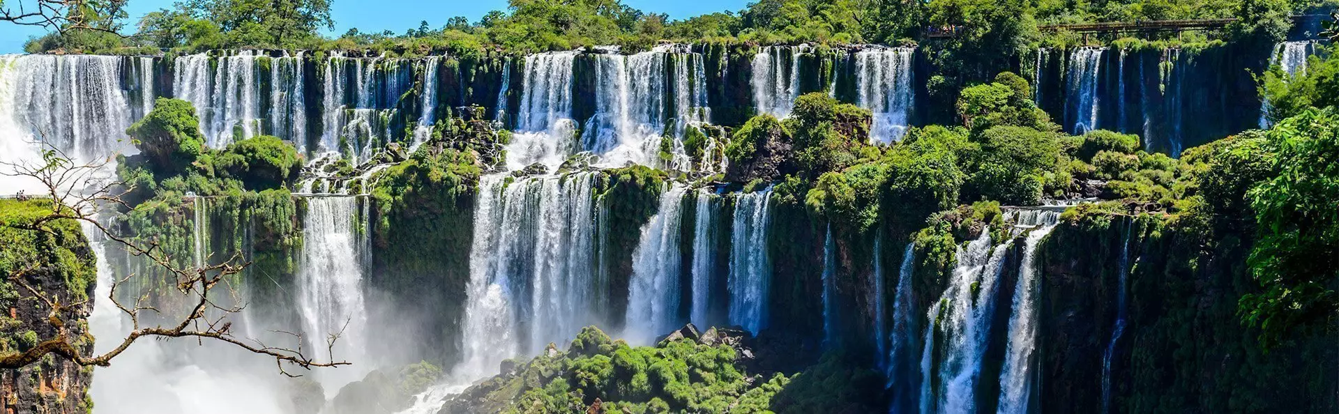 Iguazu-vannfallene i Argentina, utsikt fra Djevelens gap