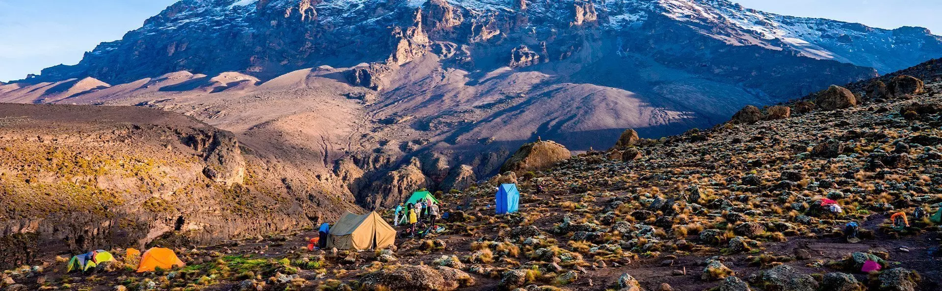 Utsikt til Kilimanjaro fra Machame-ruten