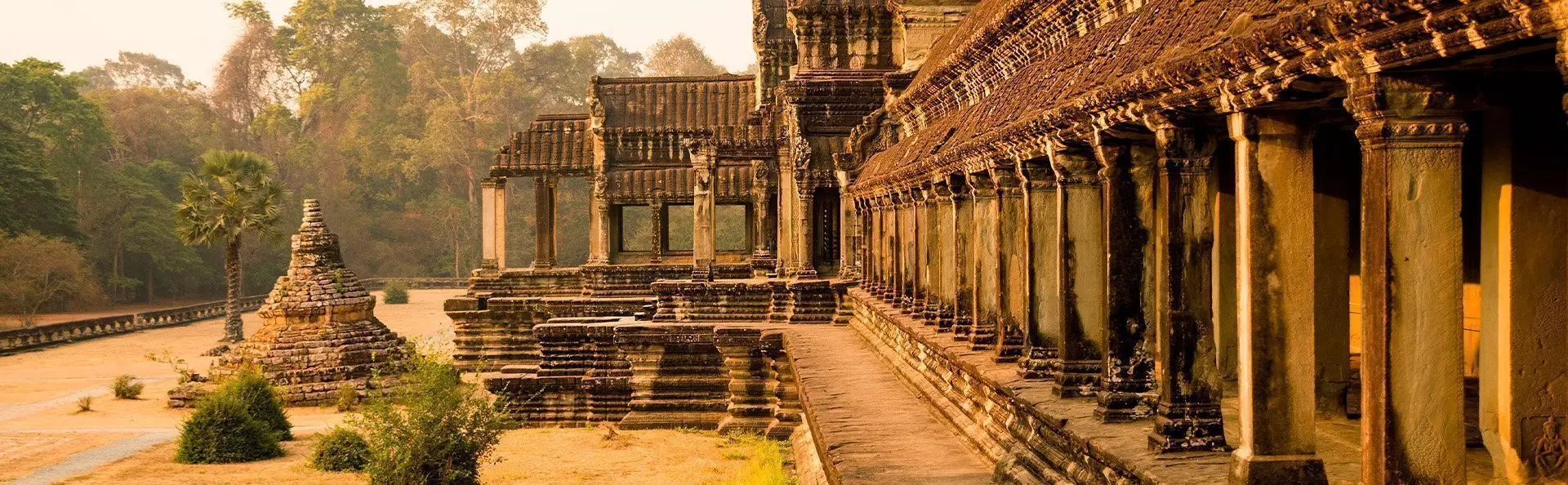 Morgen i Angkor Wat