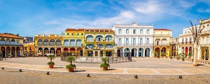 Plaza Vieja i Havanna, Cuba